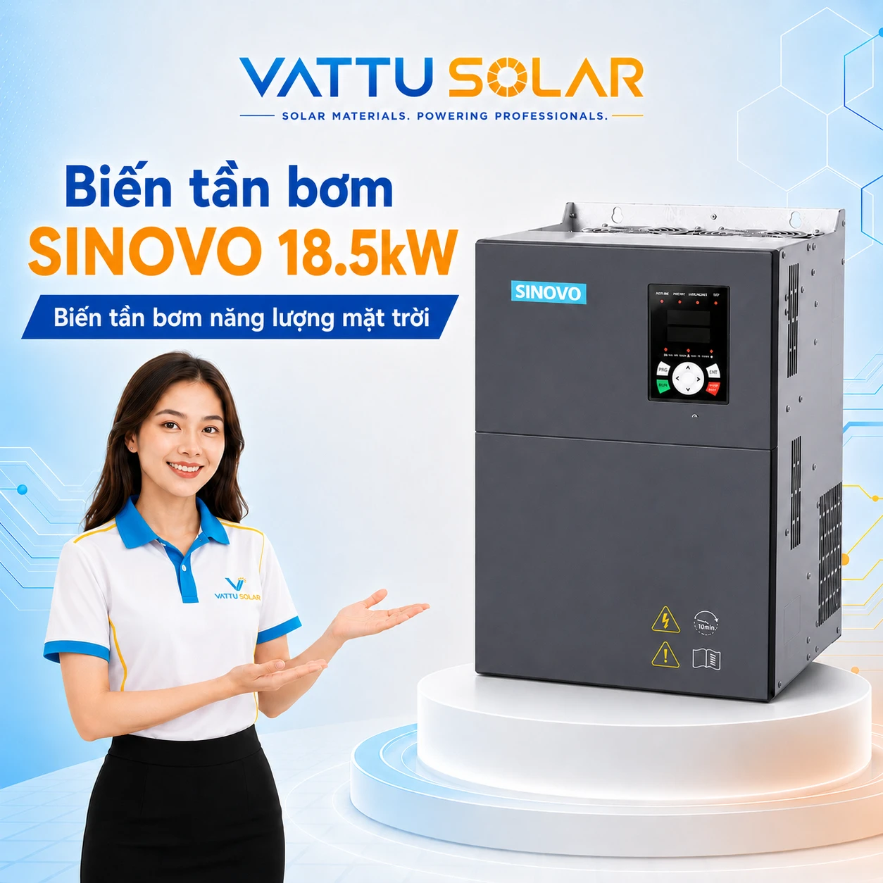 Biến tần bơm SINOVO - Vật Tư Solar