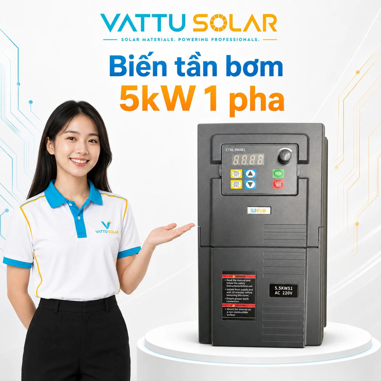 Biến tần bơm - Vật Tư Solar