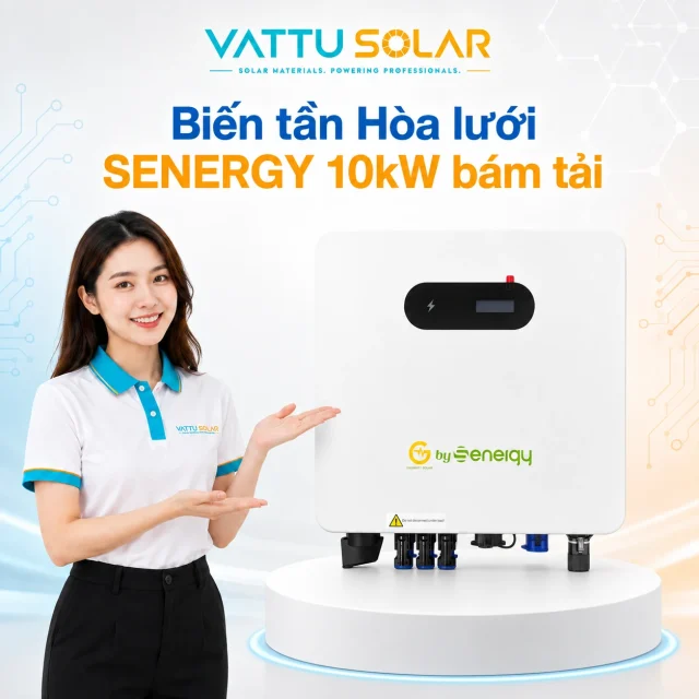 Biến tần Hòa lưới SENERGY 10kW bám tải - Vật Tư Solar