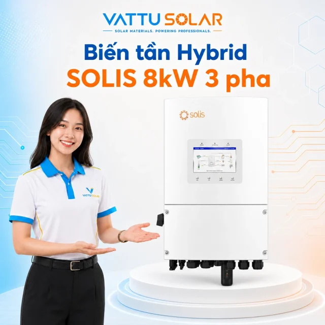 Biến tần Hybrid SOLIS 8kW 3 pha - Vật Tư Solar