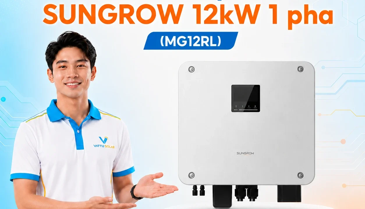 Biến tần Hybrid SUNGROW MG12RL 12kW 3 pha - Vật Tư Solar