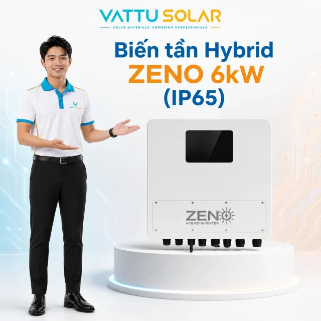 Biến tần Hybrid ZENO 6kW IP65 - Vật Tư Solar