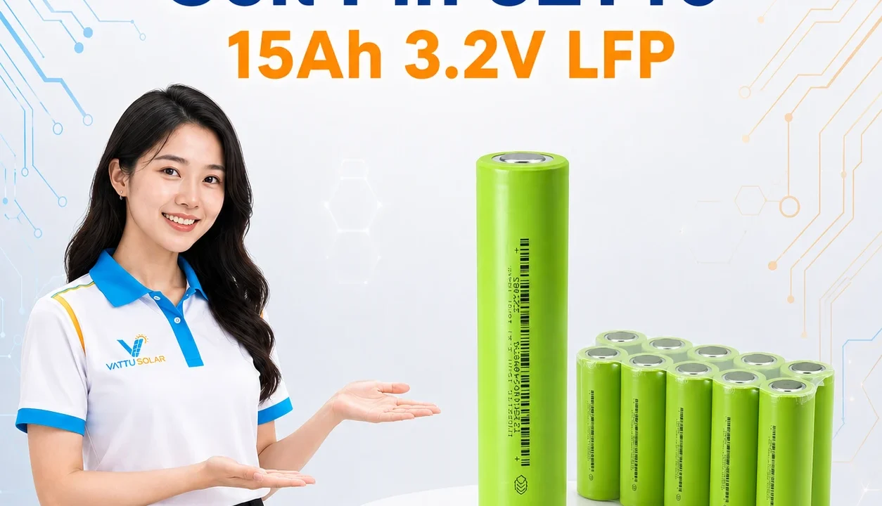 Cell pin 32140 15Ah 3.2V LFP - Vật Tư Solar
