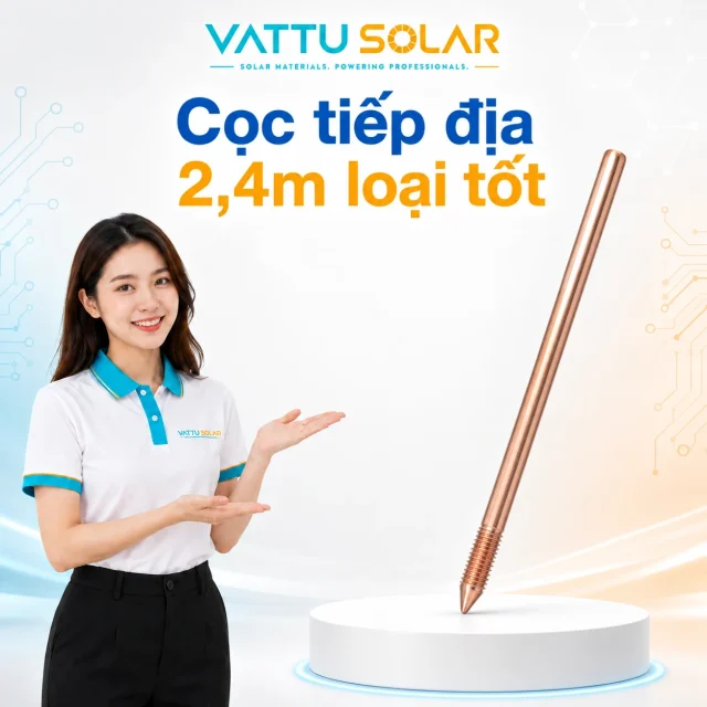 Cọc tiếp địa - Vật Tư Solar