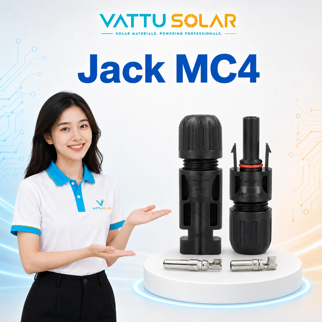 Jack MC4 - Vật Tư Solar