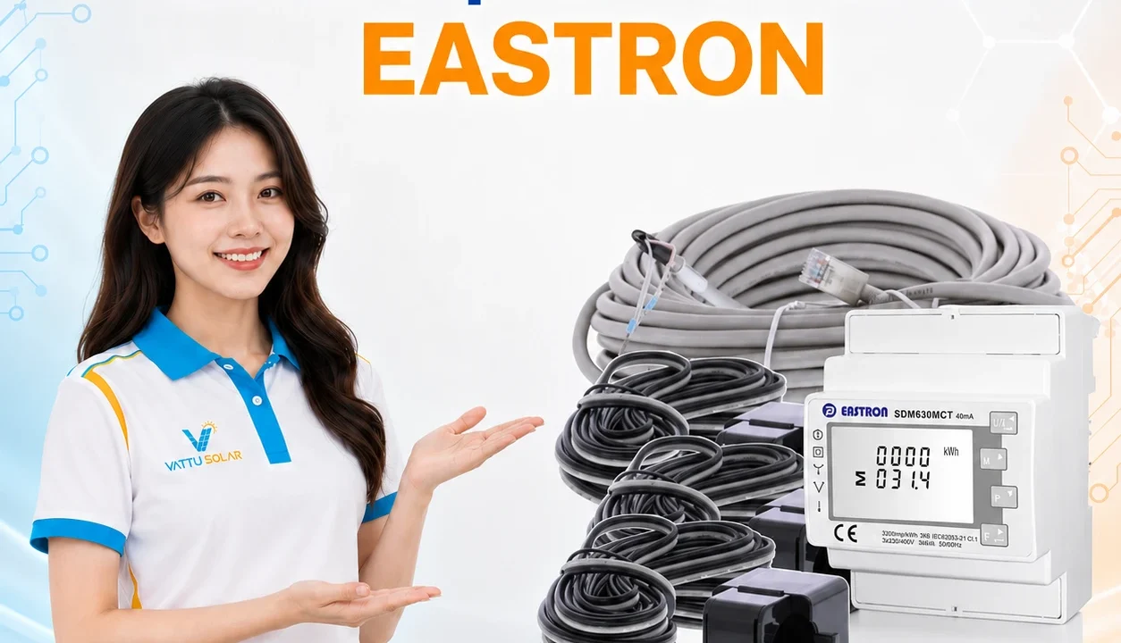 Meter Eastron 3 pha + CT 300A - Vật Tư Solar