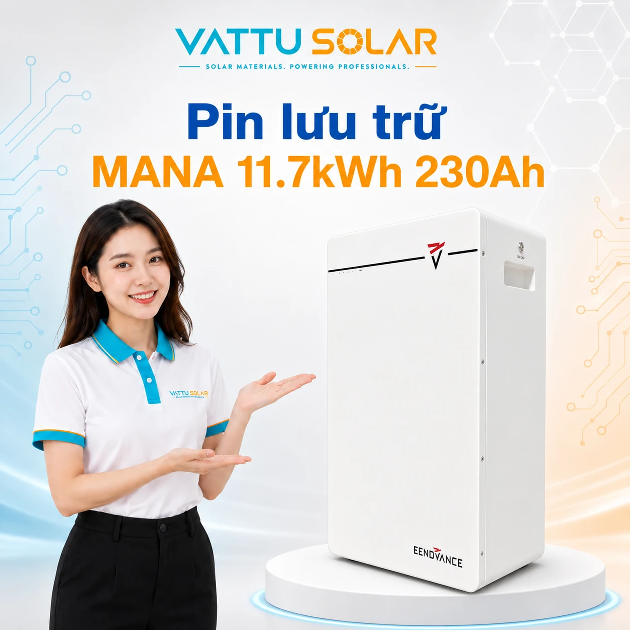 Pin lưu trữ MANA - Vật Tư Solar