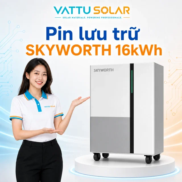 Pin lưu trữ SKYWORTH 16kWh - Vật Tư Solar