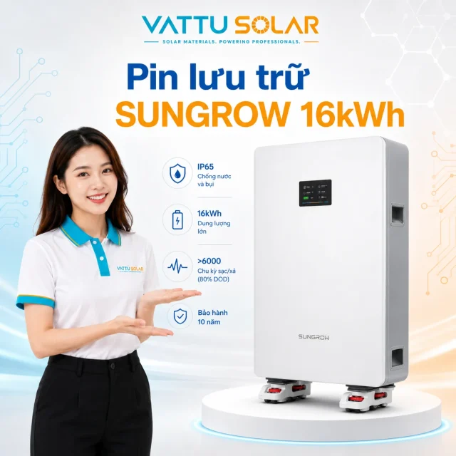 Pin lưu trữ SUNGROW 16kWh - Vật Tư Solar
