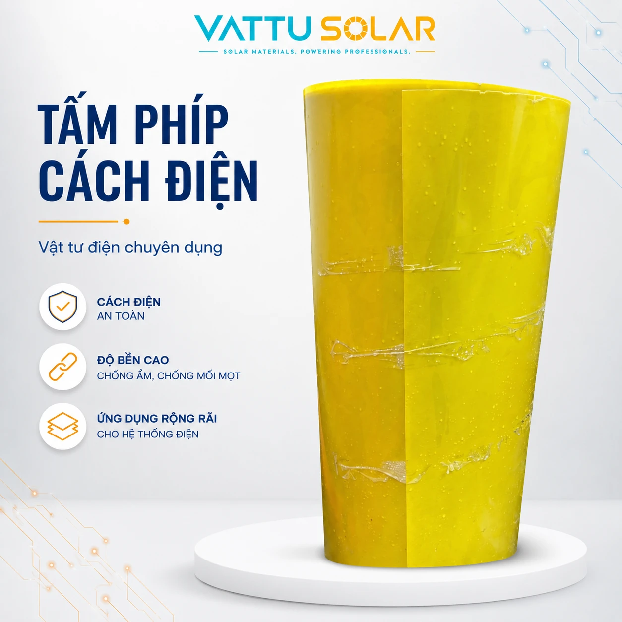Tấm phíp cách điện - Vật Tư Solar