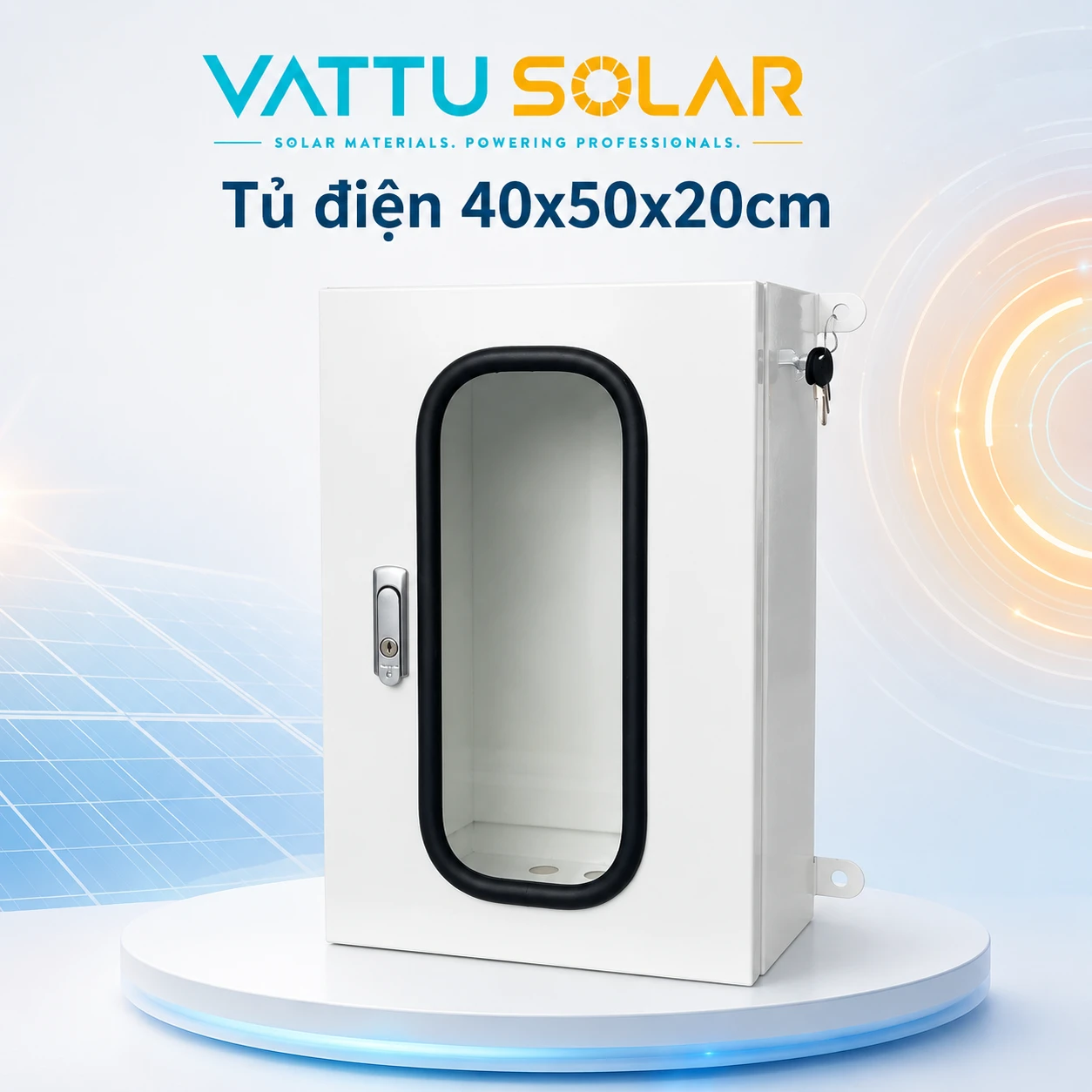 Tủ điện 40x50x20cm - Vật Tư Solar