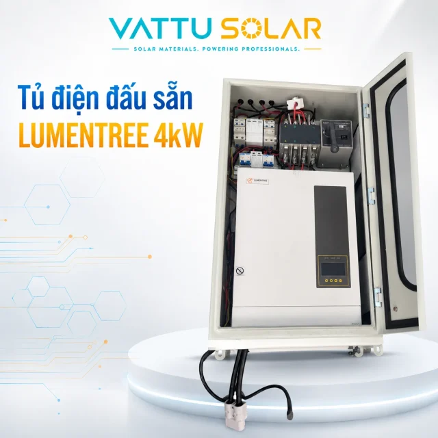 Tủ điện đấu sẵn LUMENTREE 4kW - Vật Tư Solar